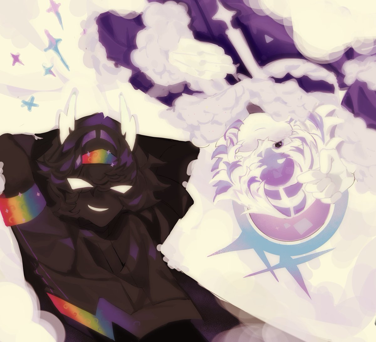 withlove_med's tweet photo. #prideduo #spokeisherefanart  #planetlordfanart :pride: :pride: https://t.co/0SoQB3ZqjQ