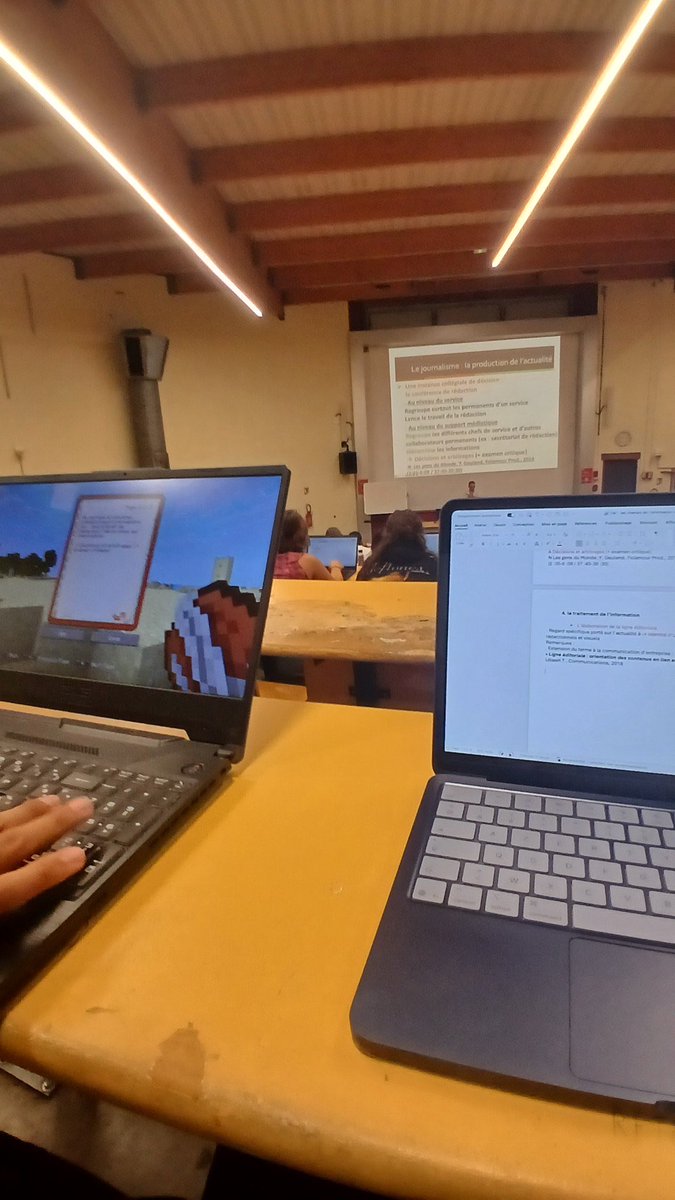SaintPera's tweet photo. amfi’de yanımdaki piç fransızca dersini minecraft’da not alıyor https://t.co/gkSKdNaRIr