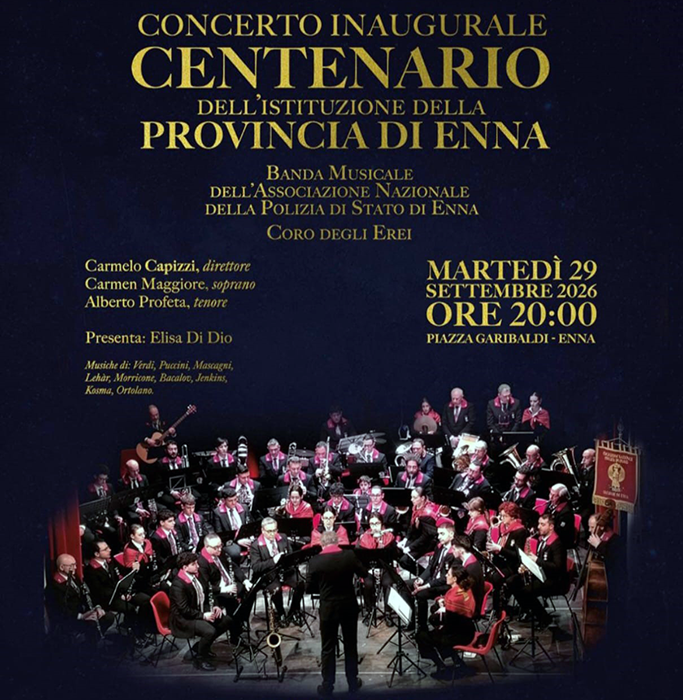 RedazioneDedalo's tweet photo. Enna, al via le celebrazioni per il Centenario della Provincia: in piazza la grande musica
https://t.co/T3GP4UFNgy
#Enna #Centenario #Provincia #ANPS #Cultura #Musica #Sicilia https://t.co/ODefZJUhzD
