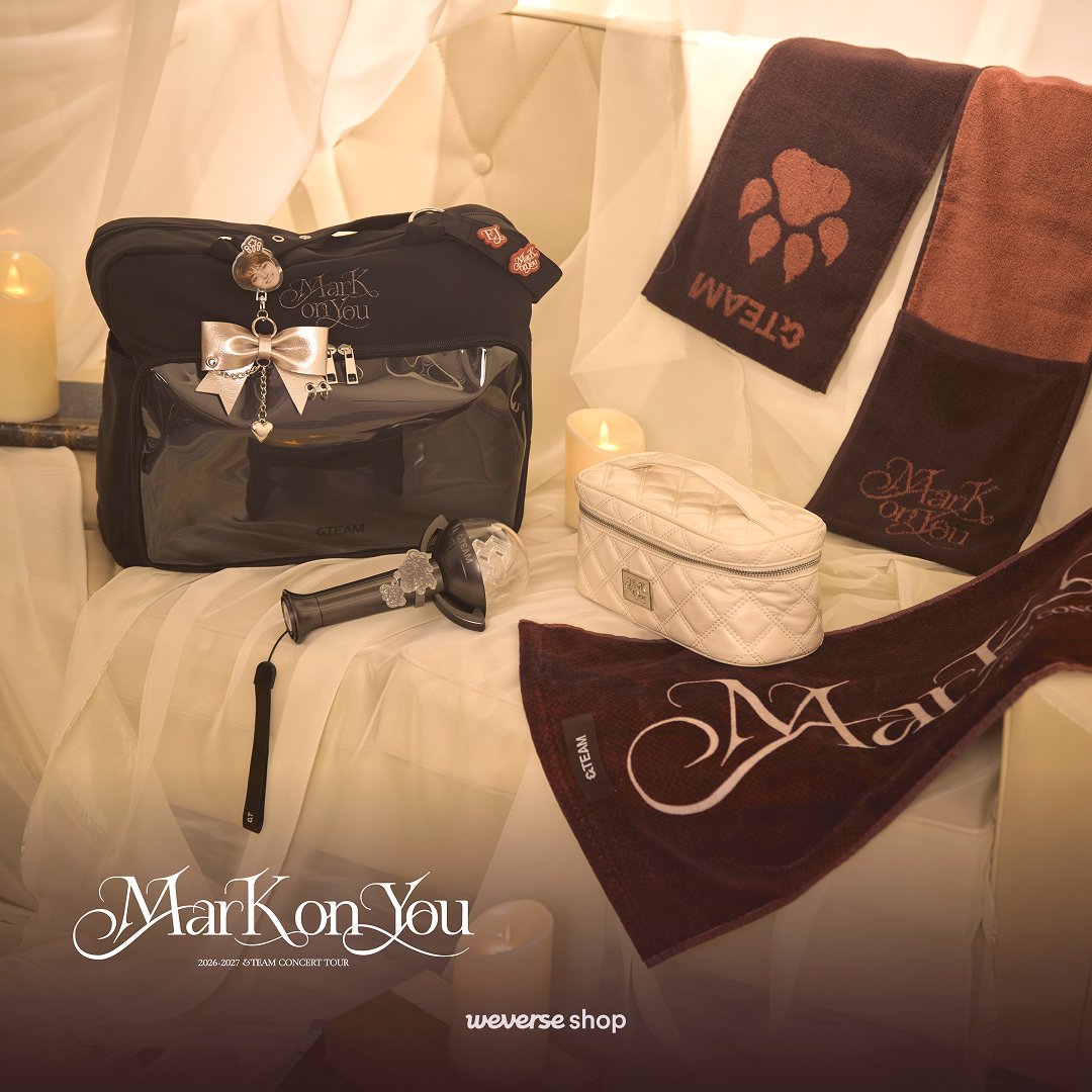 andTEAMofficial's tweet photo. 『2026-2027 &amp;TEAM CONCERT TOUR 'Mark on You' 』OFFICIAL MERCHANDISE
ご好評につき、一部アイテムの2次販売を開始いたしました！
※配送スケジュールは商品ページにてご確認ください。

#andTEAM #エンティーム
#MARK_ON_YOU
https://t.co/HjJZceX0vF https://t.co/Ctxf7nFZeV