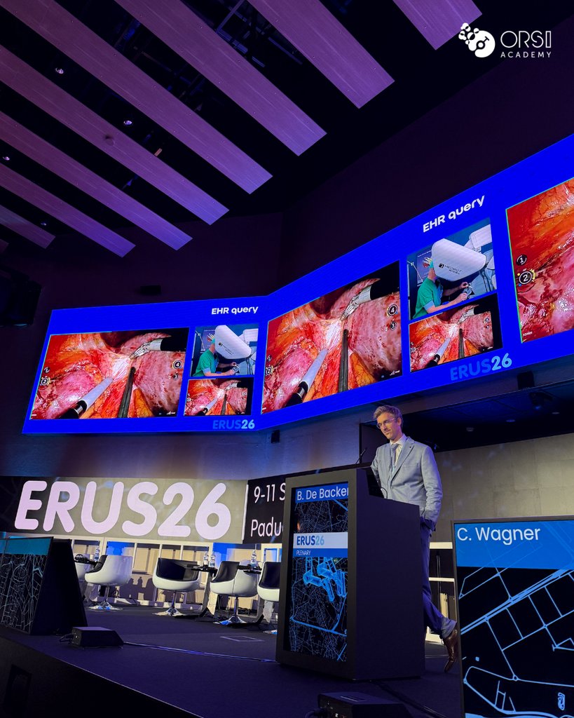 orsiacademy's tweet photo. At ERUS26, Orsi Academy contributed through live surgery, research, AI and innovation.

Three live procedures. 20+ scientific contributions. And a glimpse at where robotic urology is heading next.

🔗 Read our ERUS26 recap: https://t.co/QwCENrAe90 https://t.co/4UtiUKPhXm