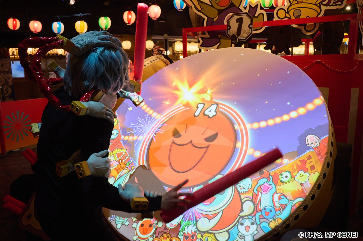 heroaca_aj's tweet photo. #帰ってきた死柄木さんぽ 
続いてはナンジャタウンに出現・・・！

巨大な太鼓の達人に挑戦していますが
結果はどうだったのでしょうか…👀

#ヒロアカAJ #ヒロアカ https://t.co/JleNnLM3Lc
