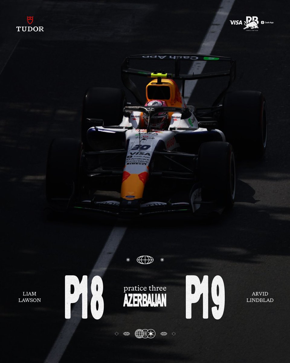 visacashapprb's tweet photo. Consider Baku practiced 🫡
 
Quali time coming up 🔜

#F1 #VCARB #AzerbaijanGP https://t.co/H07Cl79LPO