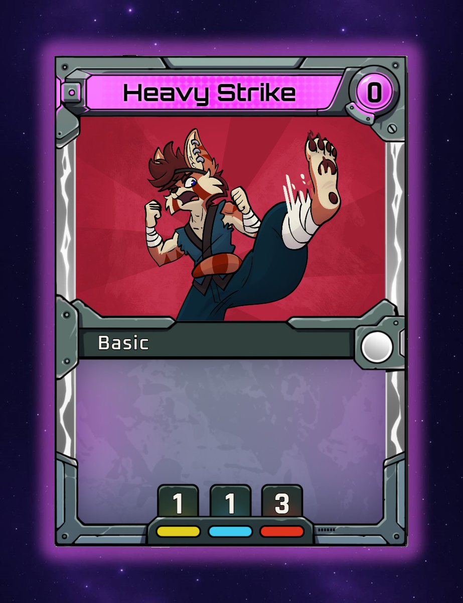 PlayNexusArena's tweet photo. Basic Card Spotlight: Heavy Strike

Not every problem needs a clever solution.

Sometimes, you just need to hit harder.

#BoardGames #GameDesign https://t.co/cVXm0MxcAL