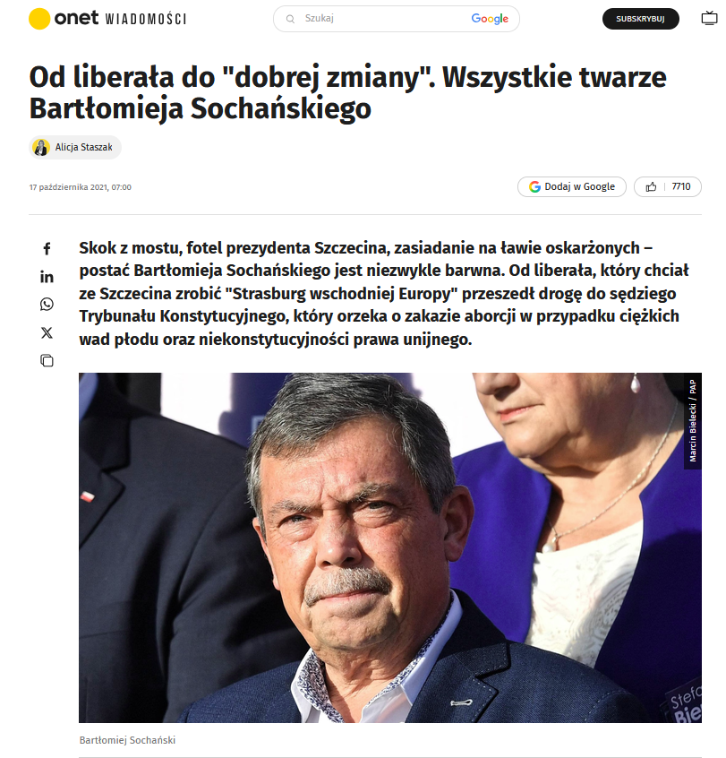 Bob57PL's tweet photo. 📛Fakty się nie starzeją ‼️Inicjator budowy pomnika Lecha Kaczyńskiego, zwolennik wyjścia Polski z Unii Europejskiej, były prezydent Szczecina oskarżony w sprawie malwersacji miejskimi gruntami, karierowicz od 2017 w PiS‼️
Kto? Bartłomiej Sochański, zastępca Święczkowskiego‼️ https://t.co/OefgeSg7oi