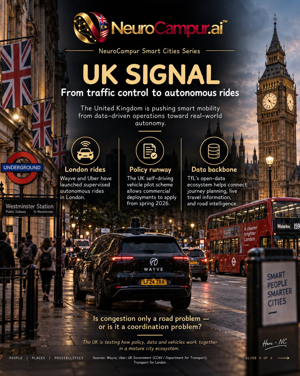 NeuroCampur's tweet photo. So what can Malaysia take from this?

Not a copy of another city’s model, but lessons in how AI, public transport, data and trust can work together.

Because traffic is never just about traffic. It is also about time, opportunity and how people experience their city. https://t.co/4yTs66lSMS