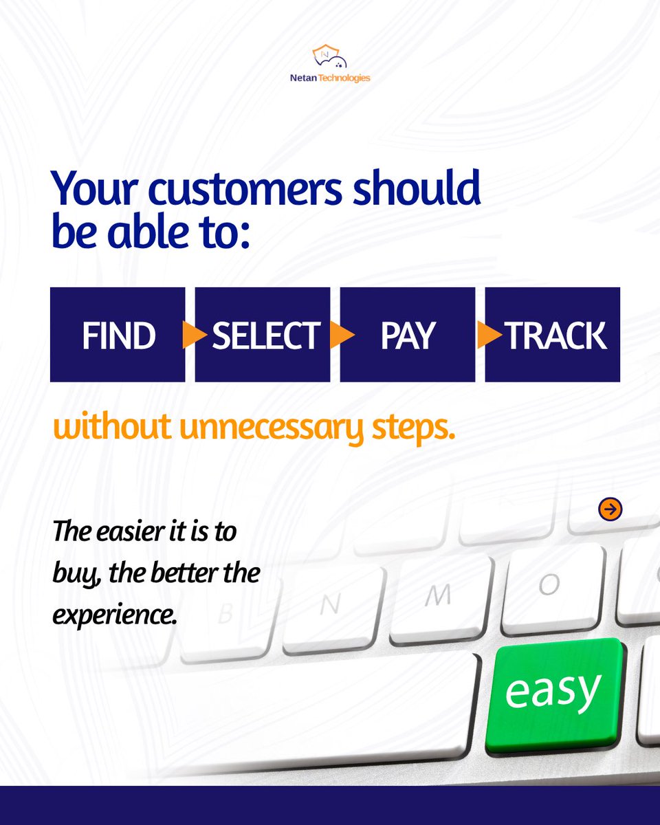 NetanTech's tweet photo. An e-commerce website can look great and still make buying difficult.
If customers struggle to find products, complete payments, track orders or get the information they need, the problem may be bigger than the website itself.
#folakemi #netantech #خليجي٢٧ #PapeÀParis https://t.co/HGNdsyke4O