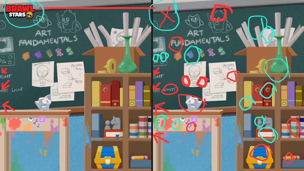 ArefTheOne90's tweet photo. @BrawlStars I've found all of these differences 

#BrawlStars #Duolingo https://t.co/Gg00WifTIo