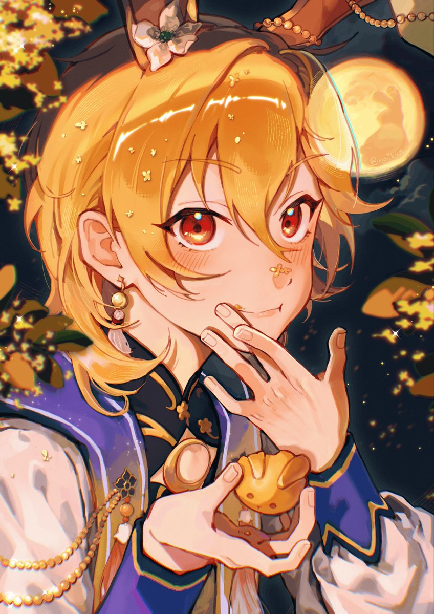 Noiikun's tweet photo. 🎑🐰

#あんスタ #あんスタFA https://t.co/hh3pTafN7i