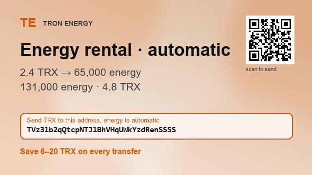 Alenezchn's tweet photo. ⭐ Sending to a fresh wallet doubles the fee.
2.4 TRX → 65,000 energy (1 hour)

Address : TVz31b2qQtcpNTJ1BhVHqUWkYzdRenSSSS

Send, then check your wallet
#USDTdeposit #Tether https://t.co/NZdc4ZSZRI