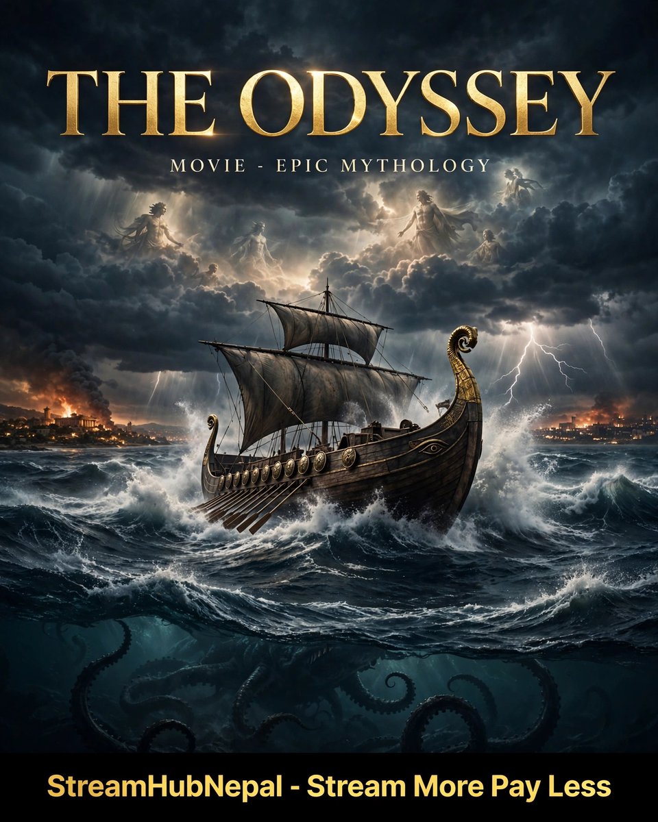 LayneUribe3z28's tweet photo. NOLAN’S ODYSSEY

Christopher Nolan’s The Odyssey—the myth begins. An epic 2026 journey home, where all stories began. https://t.co/tPZGZiEx5g