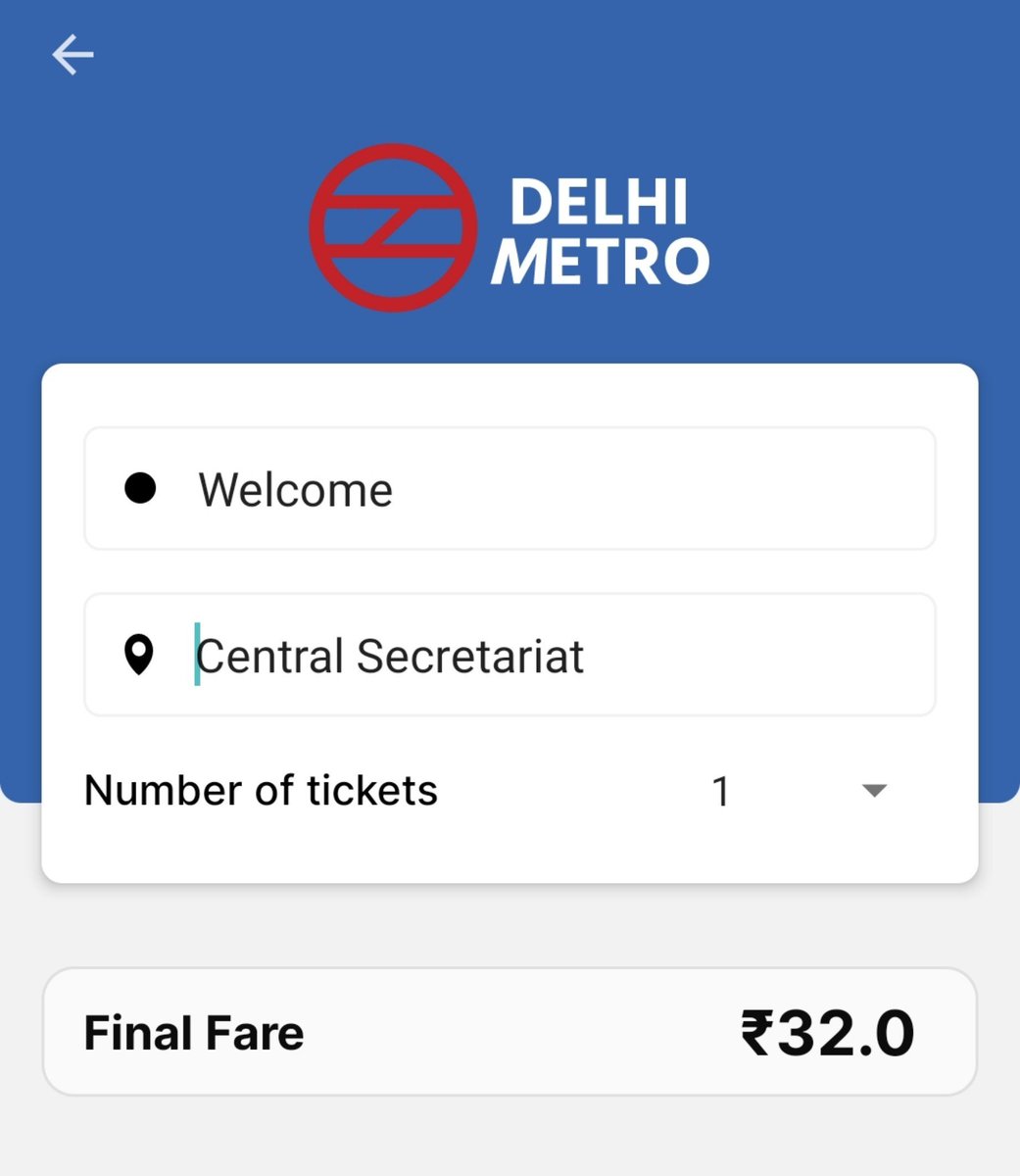 sumitbabra7's tweet photo. @OfficialDMRC @OfficialDMRC I was overcharged today after deboarding one station prior to my intended destination. Instead of the standard fare, I was charged an additional ₹10 upon exit.
Please look into this issue and process a refund:
Smart Card No: [83462454]
My boarding station - Welcome https://t.co/ROHlUVF2r7