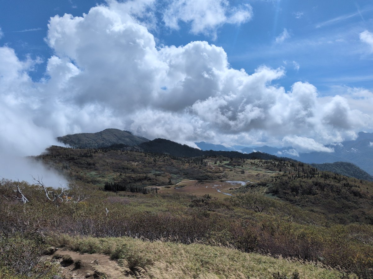 torico_roll3's tweet photo. 燕温泉起点で妙高山〜火打山ピストンで累積3000mの急登トレ。

信越五岳100マイルで過酷な暴風雨と泥濘に晒された選手の皆様!

北信五岳が快晴であれば、アルプスのようなダイナミックな景色の中、里山ではなかなかない長い急登も味わえ、山の温泉で湯治できる素晴らしい山域なんです!天気良い時是非!! https://t.co/KplNtrQZTD