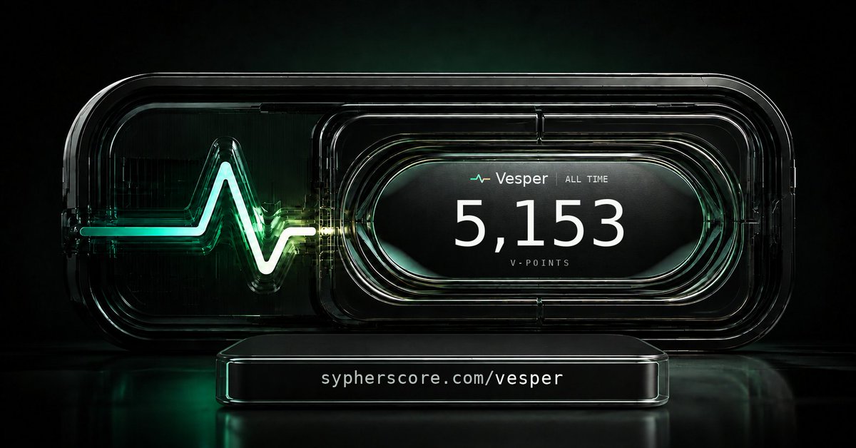 Pierin6790's tweet photo. My @vesper_mm  total: 5,153 V-Points! 🤖🔥📈 https://t.co/3RlEBv0nGc
