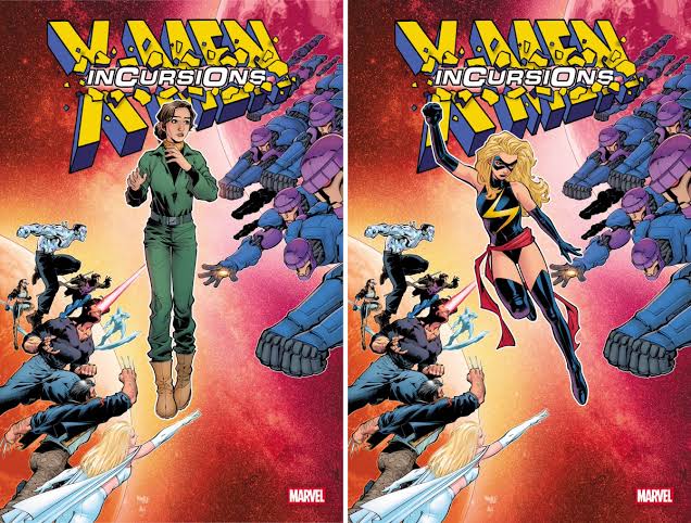 AlexPaknadel's tweet photo. I've described X-MEN INCURSIONS #1 as "A Christmas Carol in reverse" and I stand by it. If you lived in the worst possible timeline, would a glimpse of the best be a consolation, or would it be torture? 

Very proud of this one. I think you'll dig it too. https://t.co/BJokGjHBOl
