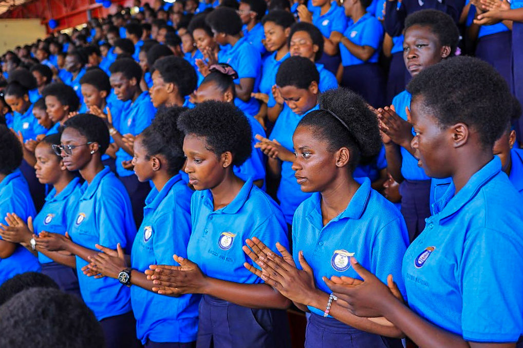 StMarysKitende's tweet photo. We held a dedication Mass for our Silver Jubilee Candidates, putting them in prayer to the Lord, led by the wonderful Father Deogratious Kiibi from Kampala Archdiocese.

#SMASKSilverJubilee https://t.co/HyqJTMC47W