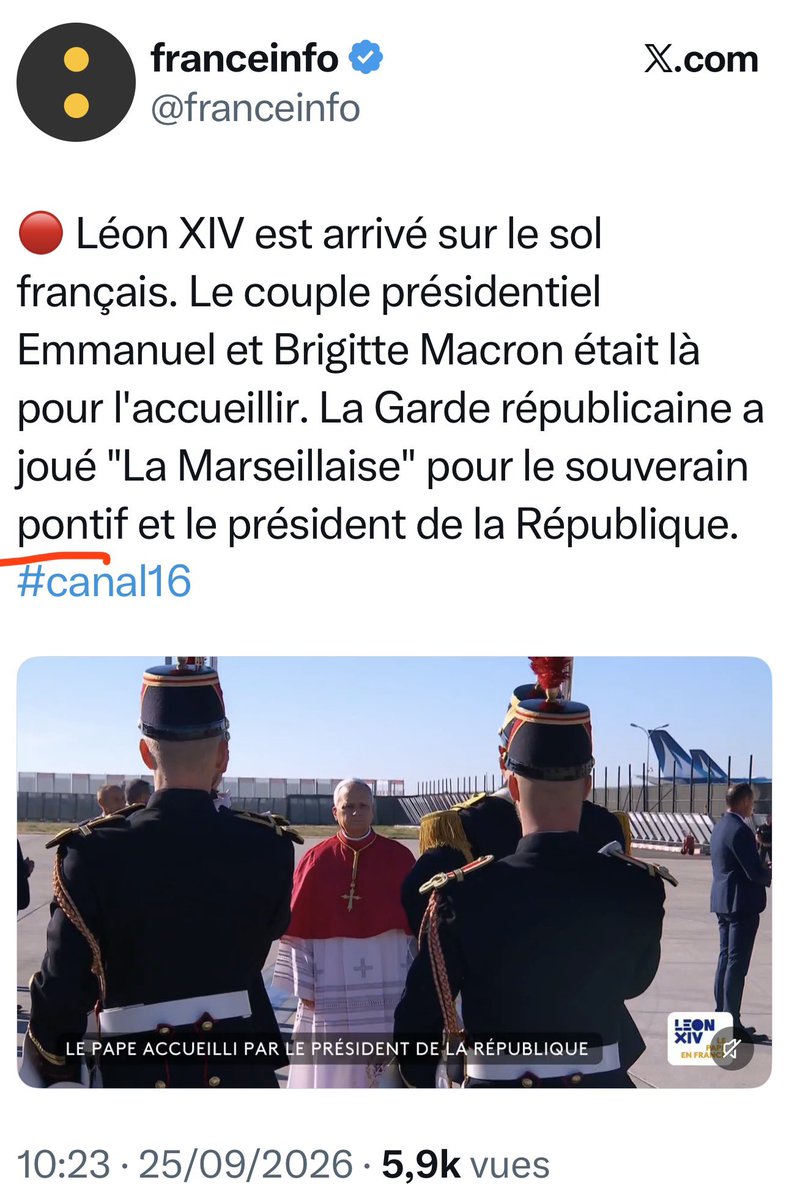 jeromegodefroy's tweet photo. Le souverain “pontif”, selon @franceinfo. 

Le classement PISA de la France est amplement mérité. https://t.co/32C6a7Wz6k