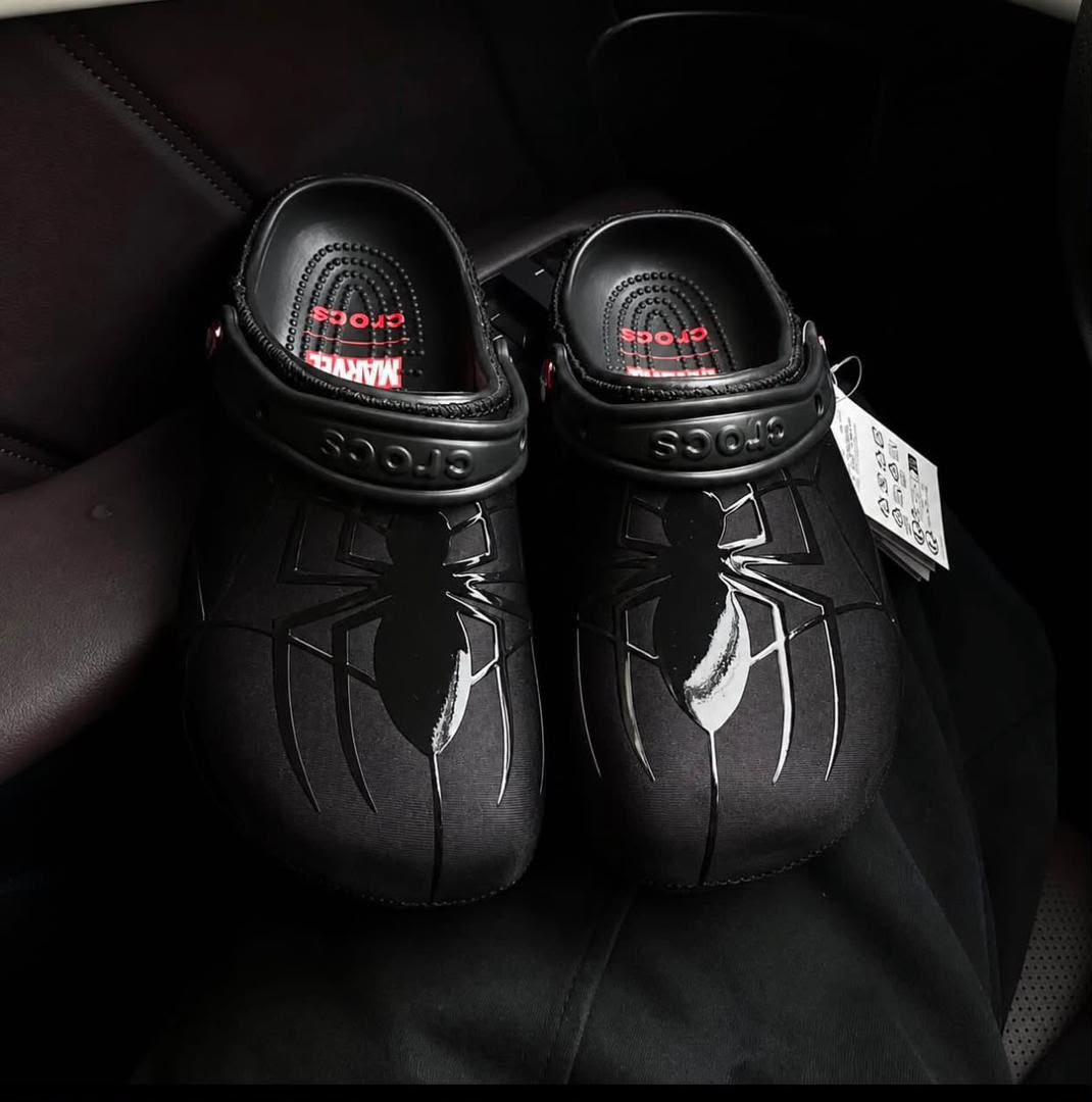 Samilo28's tweet photo. *NOW AVAILABLE IN STORE!!!!*
*SPIDERMAN CROCS // SIZE:40-46 // PRICE:40,000*🫶🛫🔥 https://t.co/c496jlbjio
