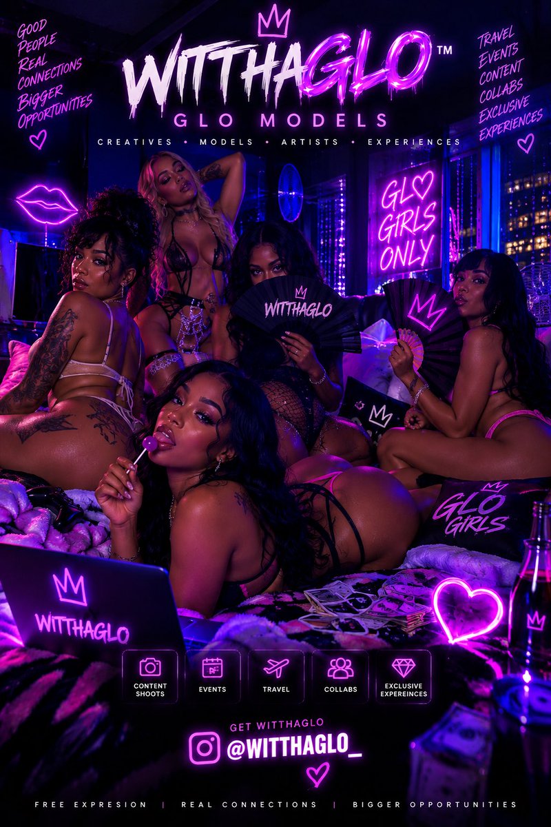 WitthaGlo's tweet photo. @famousoceann Looking for #GloModelz 🫦✨💜 https://t.co/wNyOT1GDmX