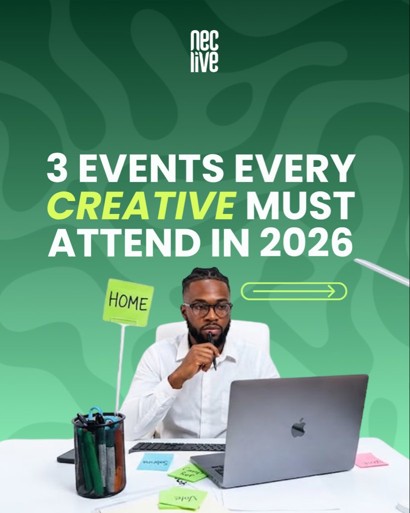 necliv's tweet photo. We tried to give you a proper list of events to attend in 2026.
But then we remembered one event that keeps making its way onto every list. 😂

So yes, we said it once.

Then twice.

Then again.

At this point, you should get the message. 👀

NECLive is calling. Pick up.

#NECLive13 #NECLive #NigerianEntertainment #CreativeIndustry