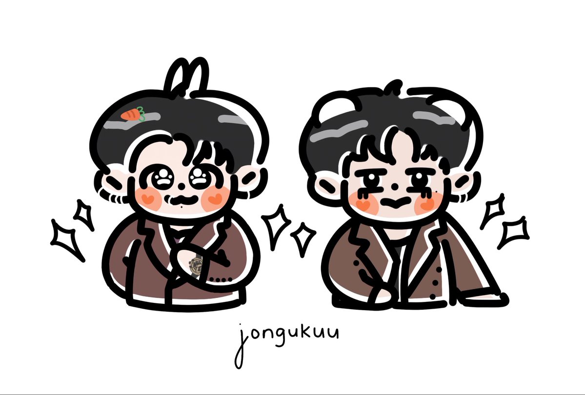 jongukuu's tweet photo. 정장 입은 태태꾸꾸 ✨
오랜만에 다시 그림 그려봤어요 :3 ~

#bts #btsfanart #taehyung #jungkook #taekook #taekookfanart https://t.co/gIeaR5LNGM