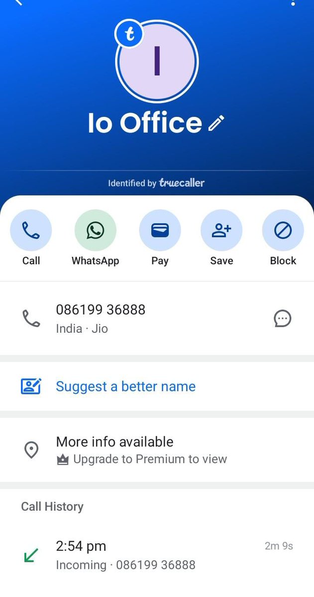 Linzz07's tweet photo. @DelhiPolice @CyberSouthwest Got a call from this number and the other party informed that the call is from IO office and asked us to come there to sign as they got complaint of illigal activity. The irony is he called on my mother's number she is 58 yrs old a working woman. https://t.co/JnmNglWzFK