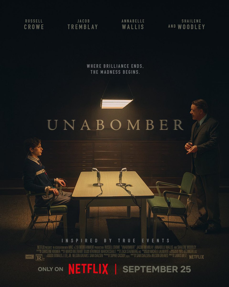 3bo9x1's tweet photo. فيلم الجريمة الجديد UNABOMBER توفر للمشاهدة على نتفليكس

مستند على أحداث حقيقية يحكي قصة تيد كازينسكي الذي تحول من طالب عبقري إلى واحد من أشهر المجرمين المطلوبين في أمريكا https://t.co/suYlehVI6v