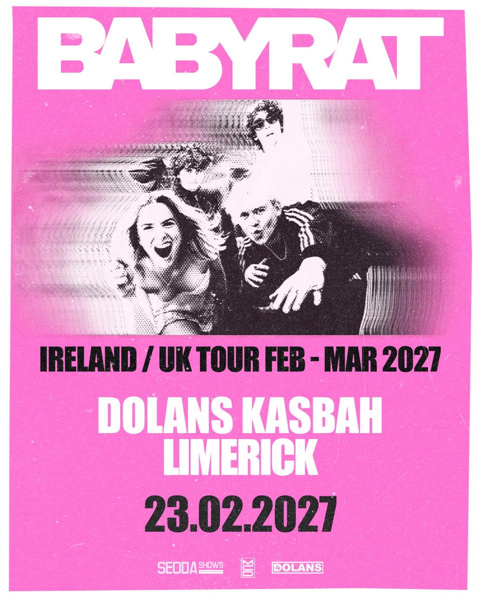 mydolans's tweet photo. ***ON SALE NOW***
Beoga: Warehouse: Oct 24th
T.A. Narrative: Spiegeltent Pavilion: Dec 5th
BABYRAT: Kasbah: Feb 2nd
House of Sin: Warehouse: Oct 31st
Tickets from https://t.co/FgFvmSWwOr
#beoga #tanarrative #babyrat #houseofsin #dolans #limerick https://t.co/LmdQqfNkvI