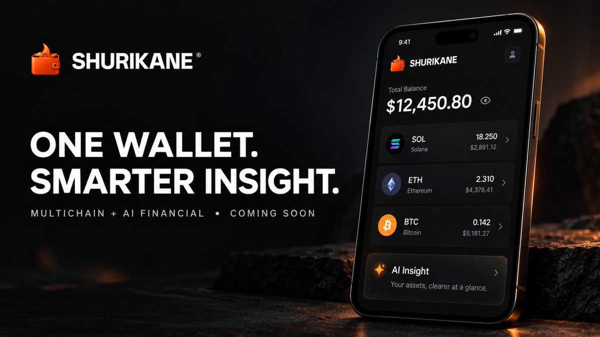 shurikane_app's tweet photo. Shurikane AI Insight is coming soon.
built to help turn wallet activity into clearer insights. https://t.co/sVHo9Gwzne