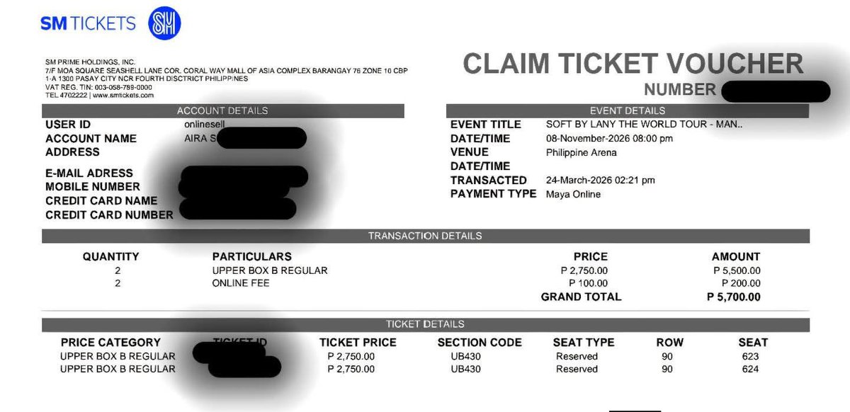 paulPakish's tweet photo. WTT/WTS
LANY TICKETS

Have:: Nov 8 tickets (UBB reg)

Want:: Nov 7 (UBB REG)

KUNG HINDI MATRADE ISELL KO NLNG PO

Same price lng🤭

REASON::hindi na makakapunta ng Nov 8😪 https://t.co/WFj4da6m6W