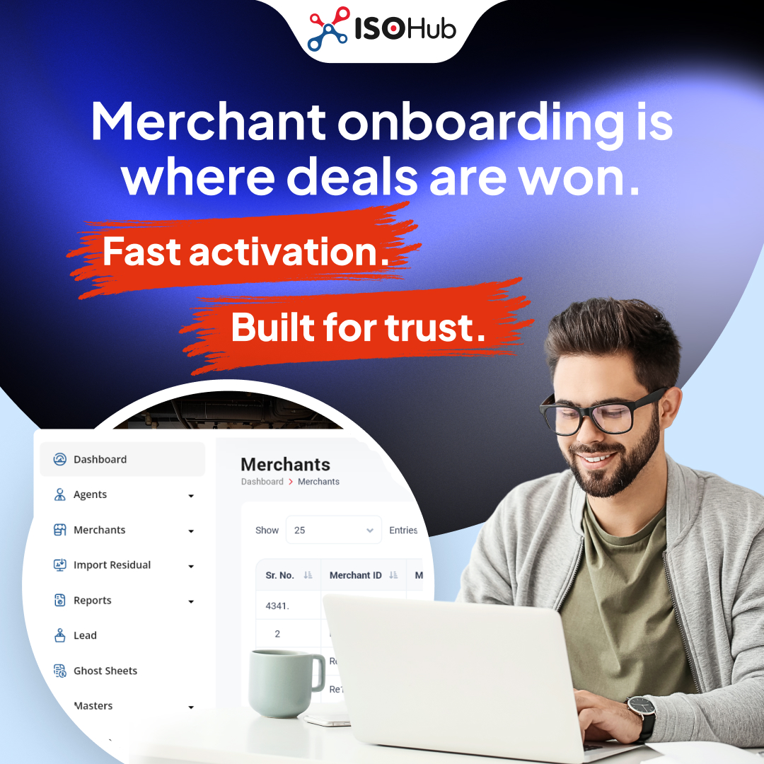 impacttechlab's tweet photo. #MerchantOnboarding can win or lose the deal. #ISOhub brings applications, documents, and merchant details into one streamlined workflow, so you activate accounts faster &amp; build trust from day one.

What slows your onboarding down most? Comment 
Explore: https://t.co/eGPokCDzwf https://t.co/1HJjVO9GJV