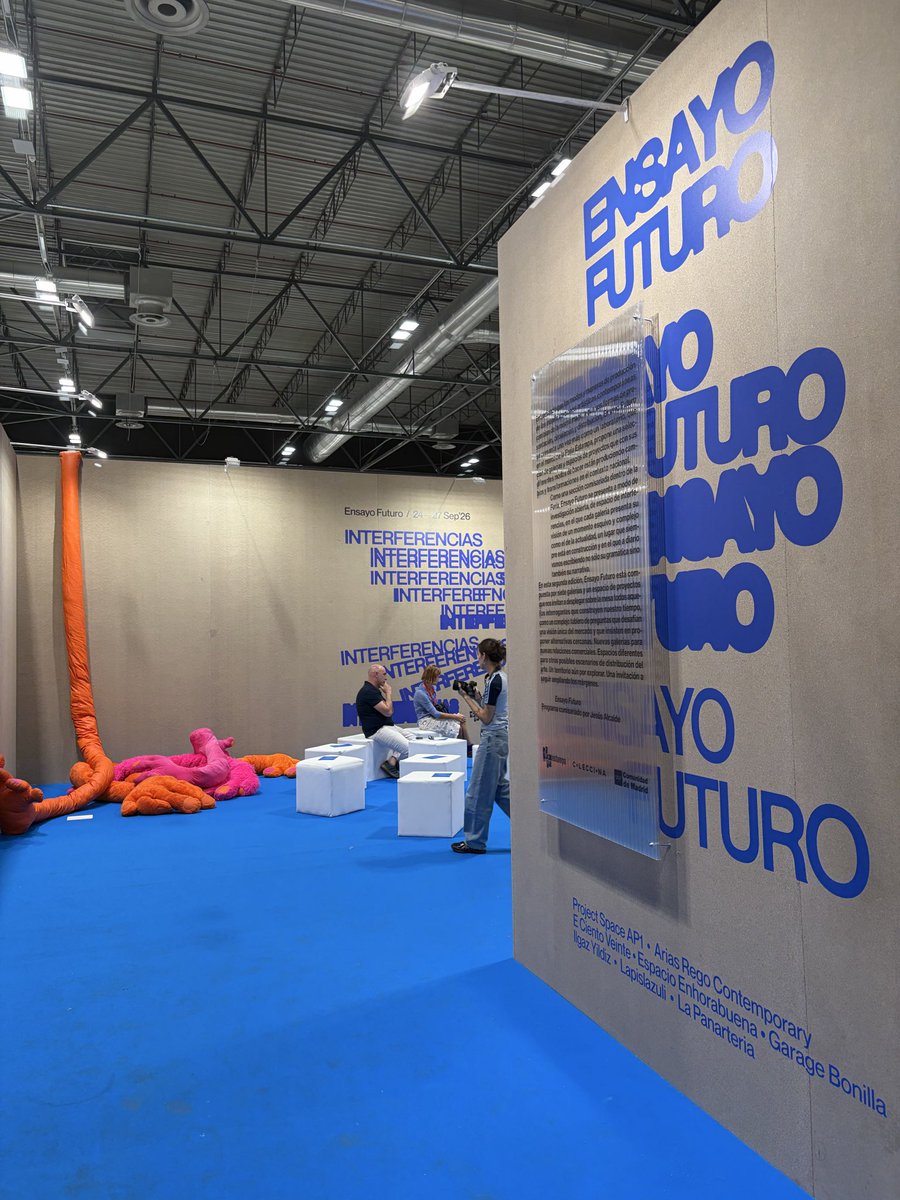 Feriaestampa's tweet photo. #Interferencias es una sección dedicada a la reflexión y el debate sobre modos alternativos de hacer y difundir el arte contemporáneo. 💬

Ayer comenzó su programación con conversaciones que contraponen experiencias y puntos de vista.

ℹ️https://t.co/jCIfulfOLd https://t.co/dLEZCKwwGY