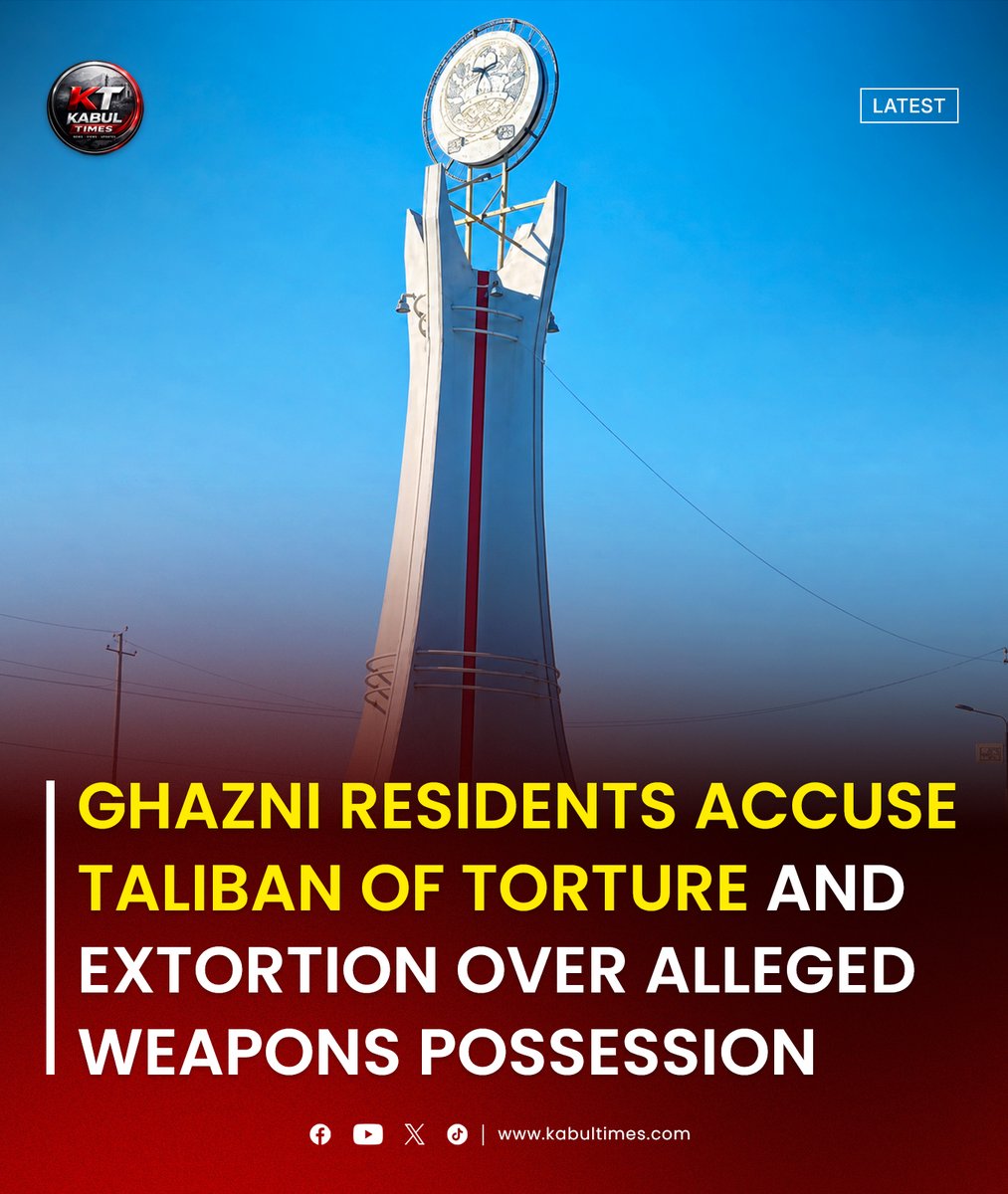 kabultimes01's tweet photo. Local sources in Nawur district, Ghazni, allege that Taliban forces detained and tortured four residents over claims of weapons possession and demanded money or weapons for their release. https://t.co/FFw3VOjqtC