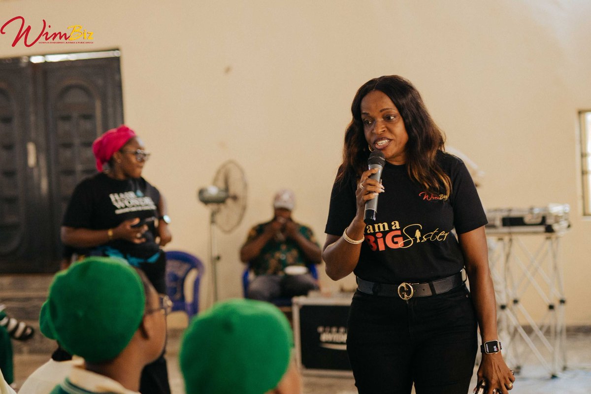 Wimbiz's tweet photo. Here’s a look at some of the highlights from the day!

#WIMBIZ #BigSisterProgram #BSPAbuja #GirlsEmpowerment #SponsorAGirl https://t.co/SZlLJityYq