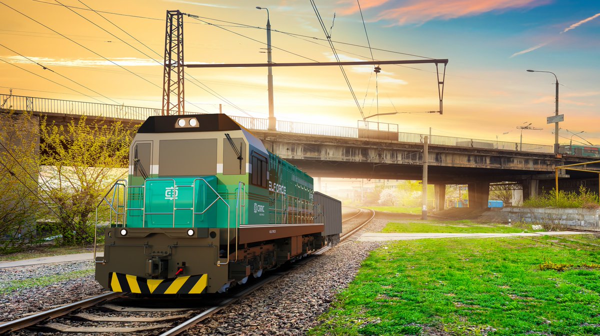 CRRC_global's tweet photo. 🚂Modular design. More power choices. CRRC’s VELFORCE new-energy locomotive platform offers battery, hydrogen fuel cell and diesel-battery hybrid configurations to meet different railway operating needs.
⚡On display at InnoTrans 2026, the VELFORCE 2,000 kW Hydrogen Fuel Cell Hybrid Locomotive combines hydrogen fuel cells with power batteries for zero-emission operation at the point of use. Its fuel cell system with a dual-stack parallel configuration delivers 400 kW, with hydrogen refuelling completed in just 15–20 minutes to support sustained operations.🔋
Visit CRRC’s outdoor display and take a closer look before the exhibition closes today!

#CRRC #VELFORCE #InnoTrans2026 #Hydrogenpower #locomotive