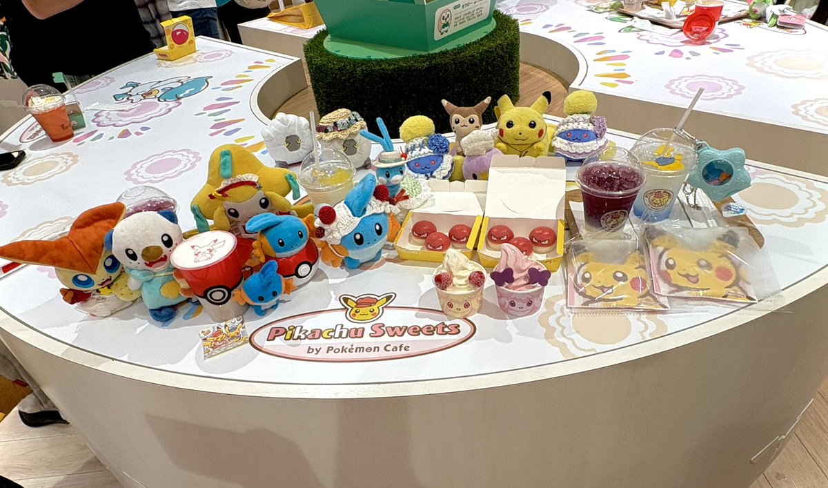 shelgon_diary's tweet photo. #yamaほど飲もうぜ202609 
二次会のポケモンセンター(ポケモンカフェ)と居酒屋！🍺
たくさん飲んで食べてお腹いっぱいだったねコモルー🐉 https://t.co/mxv0CIJqO0