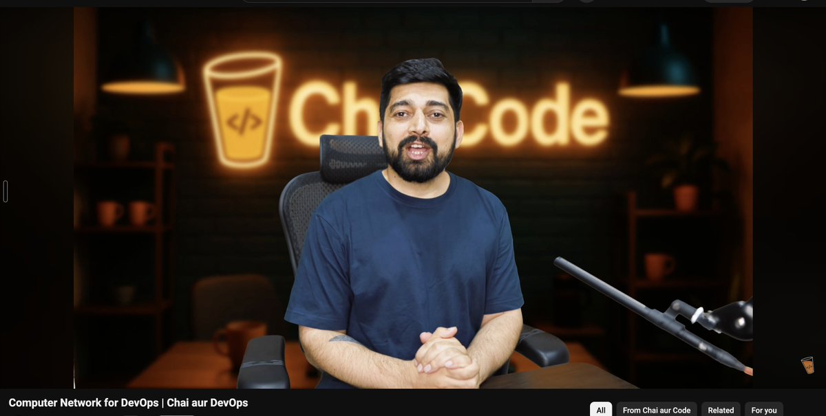 tanu_hehe's tweet photo. learning about computer networks and devops today by @Hiteshdotcom sir https://t.co/p657FTvi4I