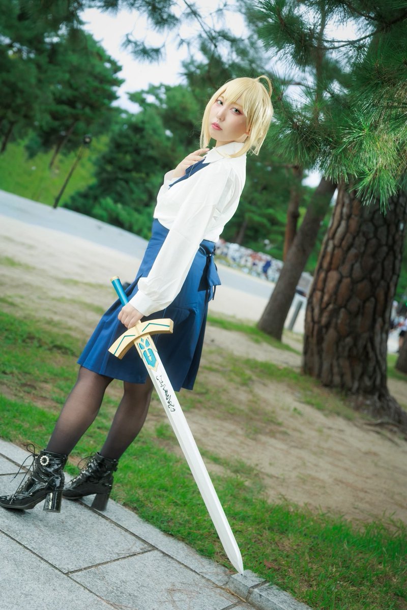 46aej's tweet photo. コスプレ / cosplay 

Fate / stay night
アルトリア・ペンドラゴン

📷→(@Dana_Scully )もる様💫

#アコスタ京まふ https://t.co/UaigCDDstE
