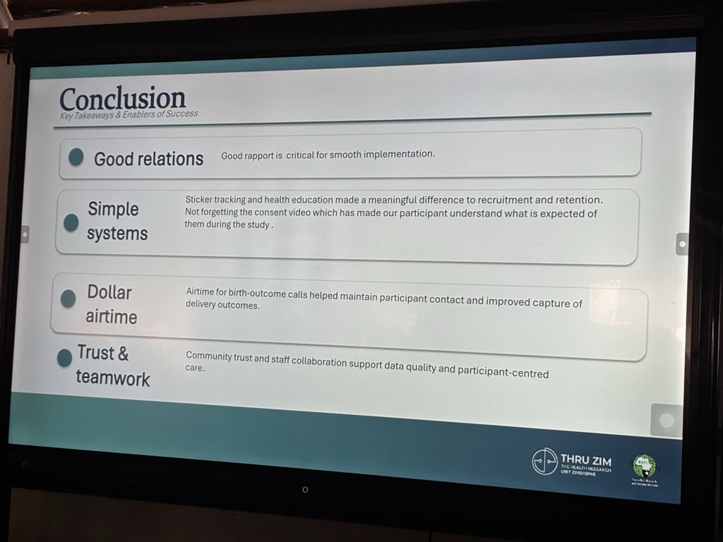 rashida_abbferr's tweet photo. What incredibly insightful and intelligent observations from our team- #PROMISE @ThruZim @UKRI_News @LSHTM https://t.co/XdDNMp4OVq