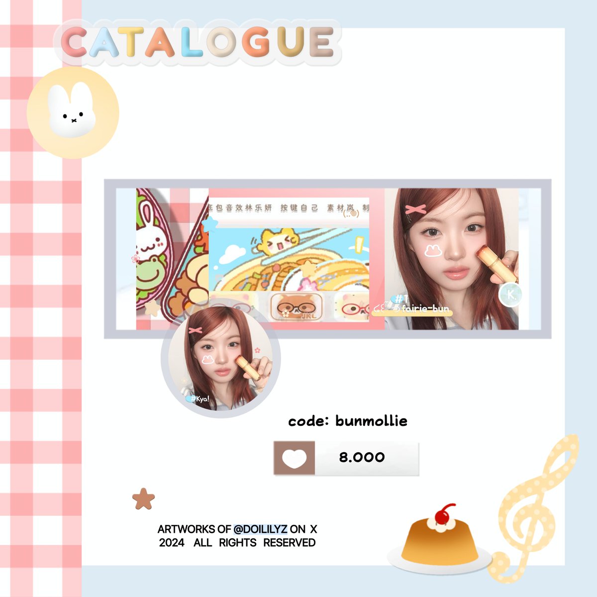 doililyz's tweet photo. kindly help repost, makaci banyak yaa! ♥︎

BOING BOING 🐰🌀 < bunmollie > has arrived!! ayo kenalan dulu sama anak mungil ini, yuk sambut debut kecilnya dan bantu ramaikan ospeknya hehe :33

t. #zonauang (layout model ufs) https://t.co/ri4Gmu9VI4