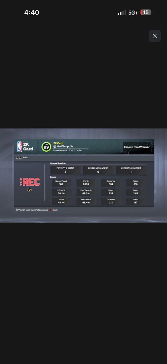 DjSirLD's tweet photo. @Beluba @Ronnie2K @2Ksuport How am I cheating the game with stats like this be honest fam???? Wrongfully banned on 2k for what let’s see some shit frfr! 👀👀👀 https://t.co/gOJsSdfDLW