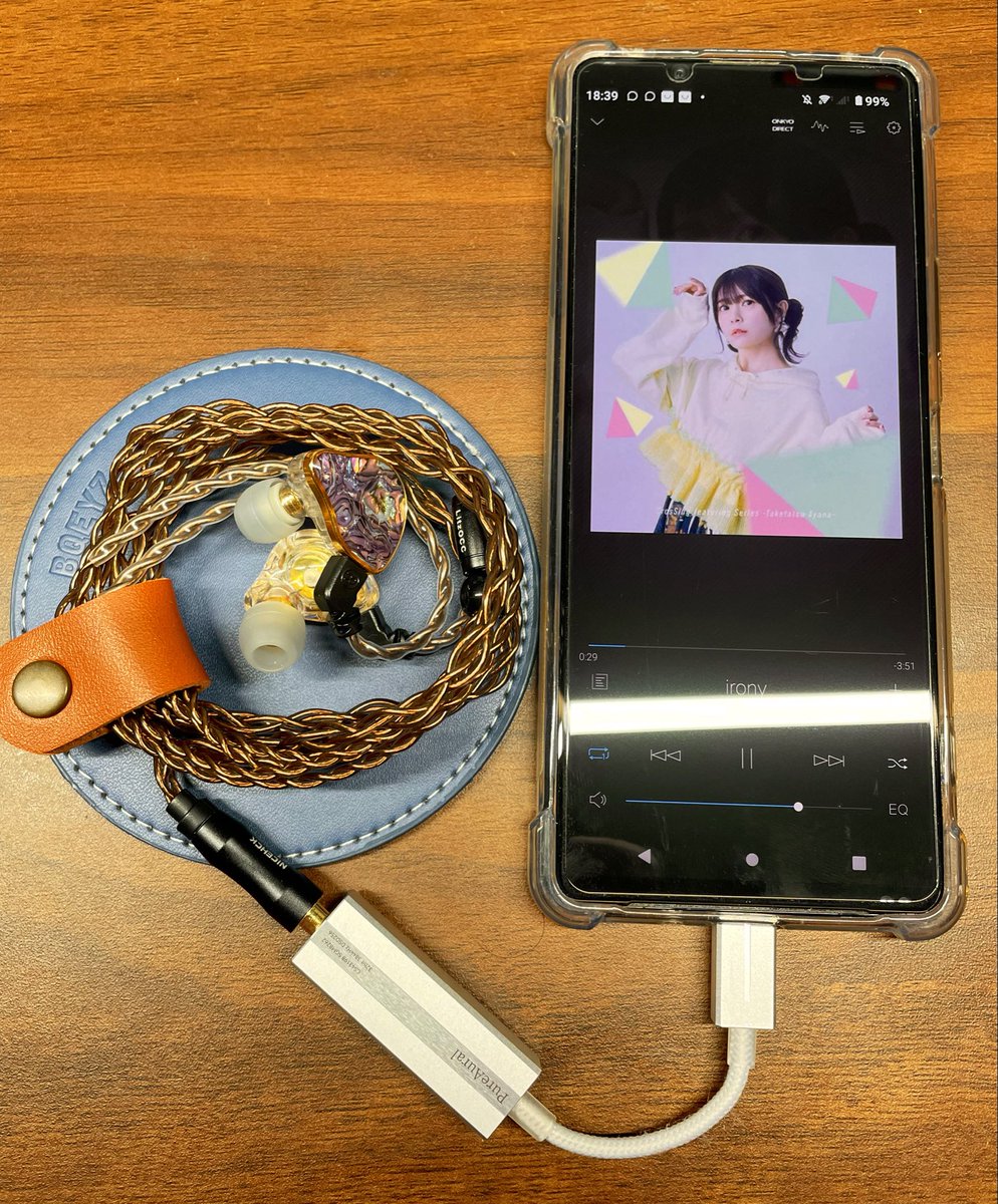 ichi971's tweet photo. 今日もNICEHCK PureAural＋DB2で聴いてました
竹達彩奈さんの声がめちゃくちゃ良いなぁ…

#NICEHCK #PureAural https://t.co/MB7jyXO5e3