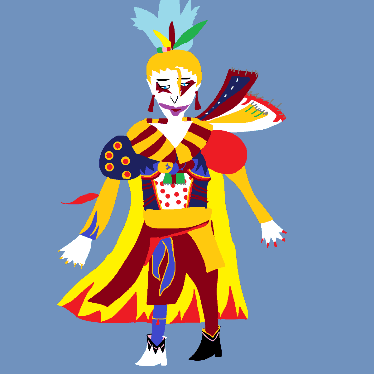 0nakasuitq_'s tweet photo. ひますぎてお絵描きしてたんだけどなんかバカ殿チラついてくる顔になっちゃった https://t.co/bugcmqovsc