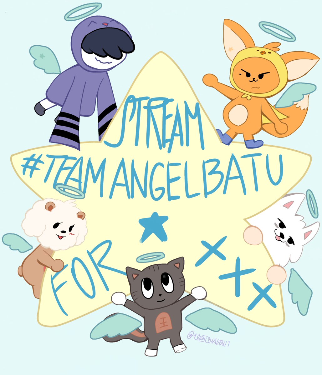 1SilentShadow1's tweet photo. Hello, #TeamAngelbatu

I made a team poster for us. 
The 1st one is the poster 
while the 2nd one, I made it empty, so if you have a better idea or just wanna put whatever on it, You can. 
The 3rd one was suggested by @MfilINR , it's not my idea.

#MoaisOne https://t.co/j0ECLzgkoW