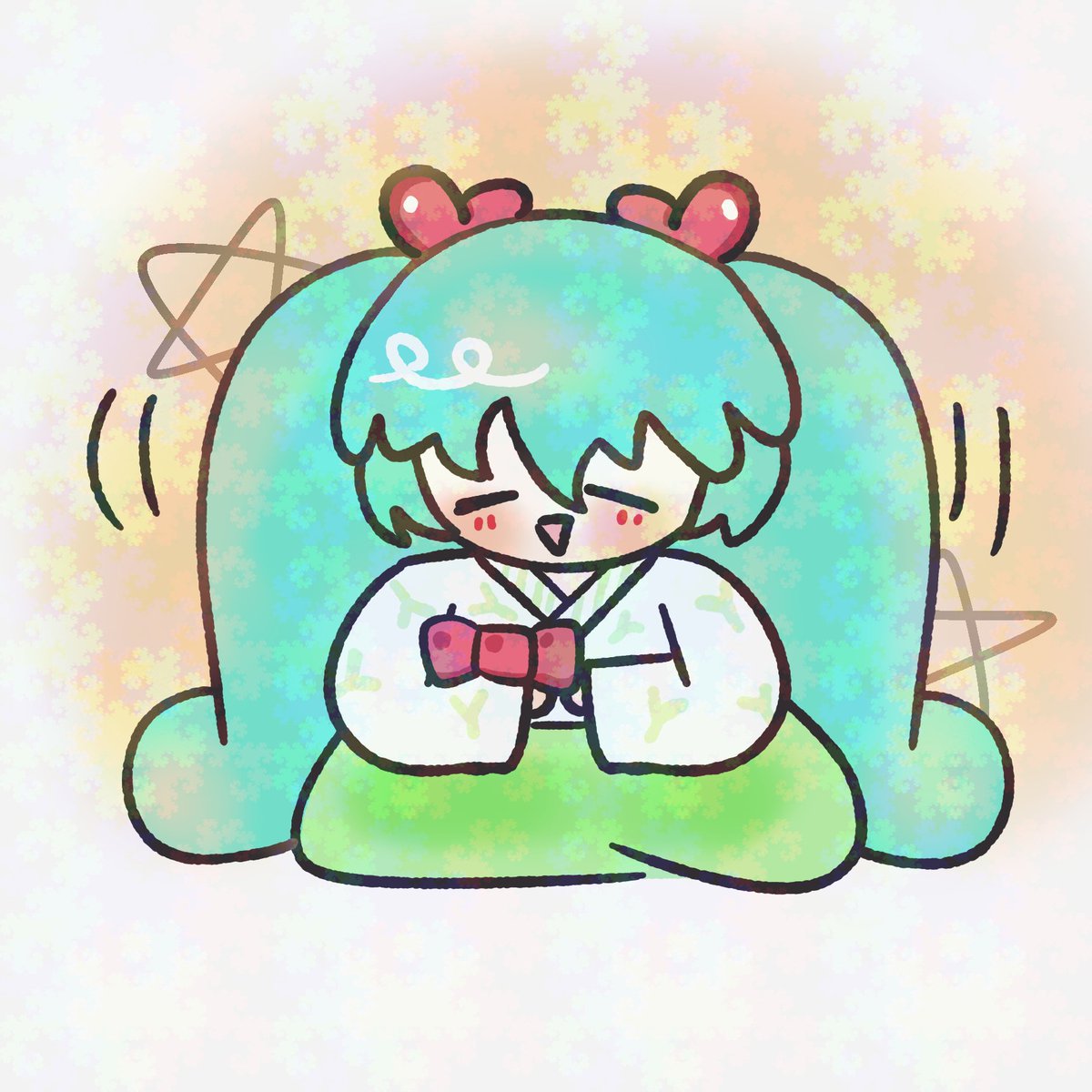 Cp0Cp00's tweet photo. 가족이 모이는 명절, 편안하게 보내세요

#하츠네미쿠 #初音ミク https://t.co/PZtBflpx7x