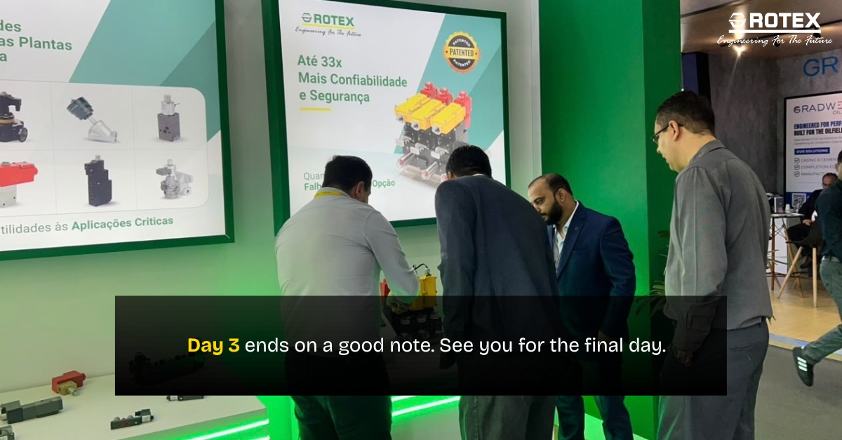 RotexAutomation's tweet photo. Dia 3: Conexões fortes, engenharia afiada e conversas que fazem a diferença. Dos desafios de processo às soluções práticas, a energia no ROG 2026 só aumenta — porque, em Óleo &amp; Gás, confiabilidade não é opcional. https://t.co/NAYB0dZmVO