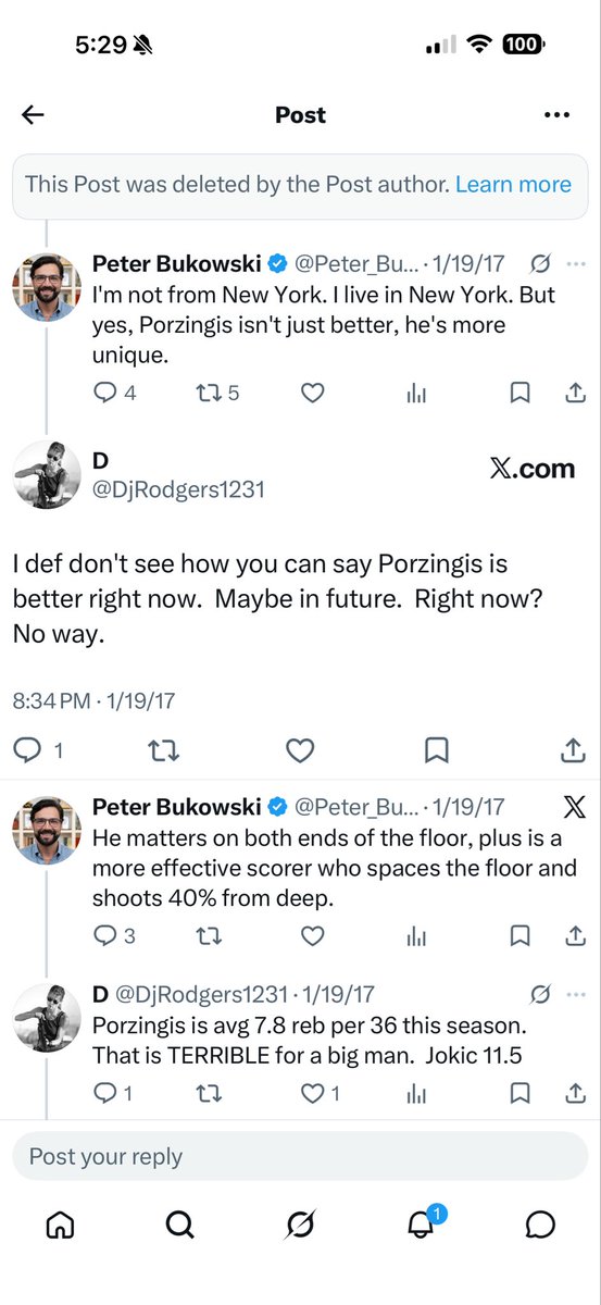DjRodgers1231's tweet photo. @lorenzosorice He’s truly an idiot. He’s always wrong and arrogant. When Mahomes was coming out he said his arm wasn’t special. LOL. He also doesn’t know basketball. He kept trying to argue Porzingis was clearly better than Jokic when they were wrong players. Both of these aged so well https://t.co/92VFvF3QFO