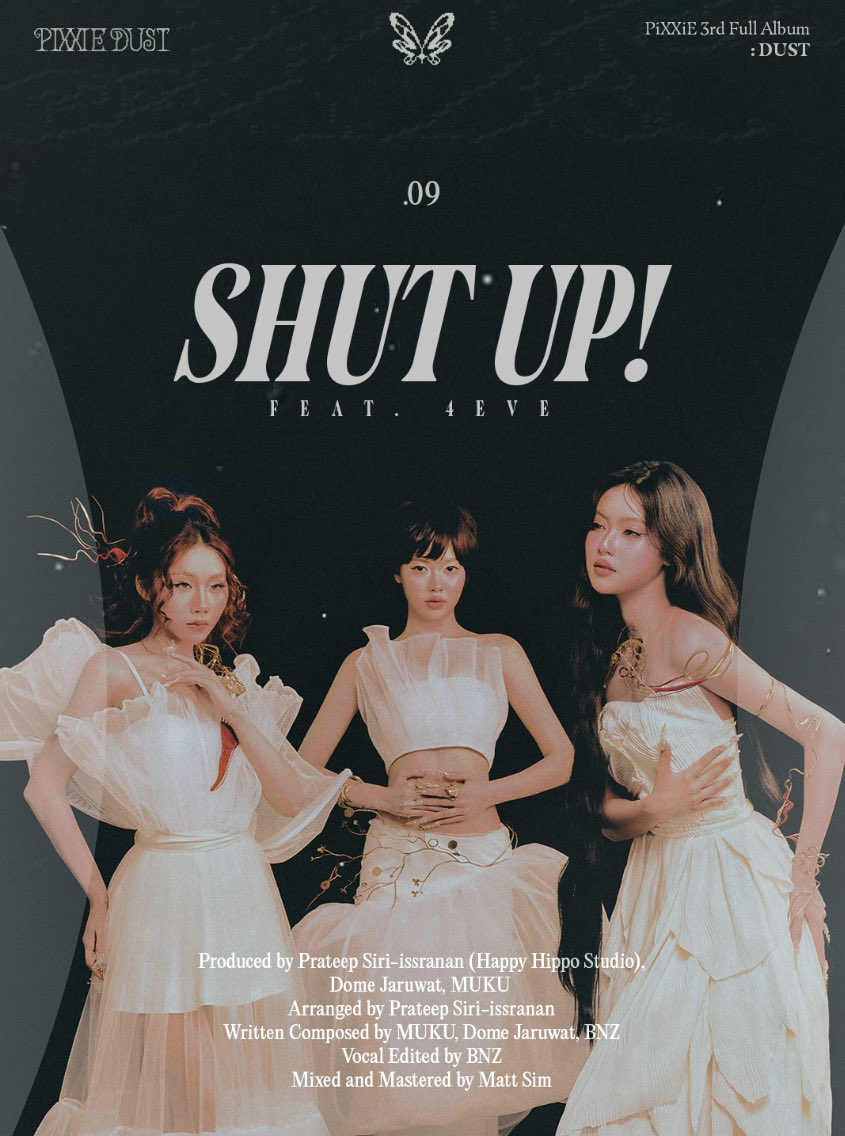 4eve_base's tweet photo. ‘SHUT UP!’ PiXXiE feat. 4EVE is now ranked No.59 on iTunes Thailand https://t.co/sMDiII5YVG