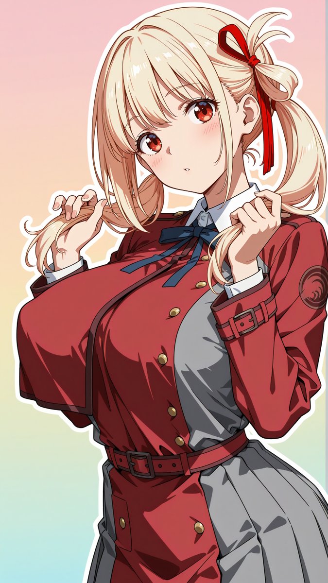ZZUxRUSrdBVE's tweet photo. 実はツインテールにしたかった千束さん https://t.co/VXx7eIKwZb