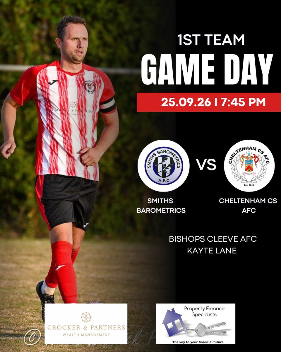 CCSAFC's tweet photo. FRIDAY NIGHT FOOTBALL! ⚽️

Our 1st team make the short trip to Kayte Lane to face local opposition Smiths Barometrics.

A local clash under the lights - get down and support the lads!

📸 @HelenWarwick5 

#upthecivi🔴⚪️ https://t.co/acvRCjyegn